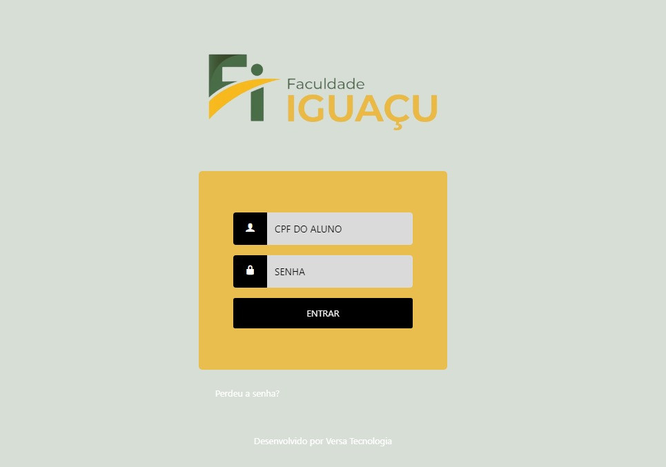 PORTAL DO ALUNO PÓS-GRADUAÇÃO