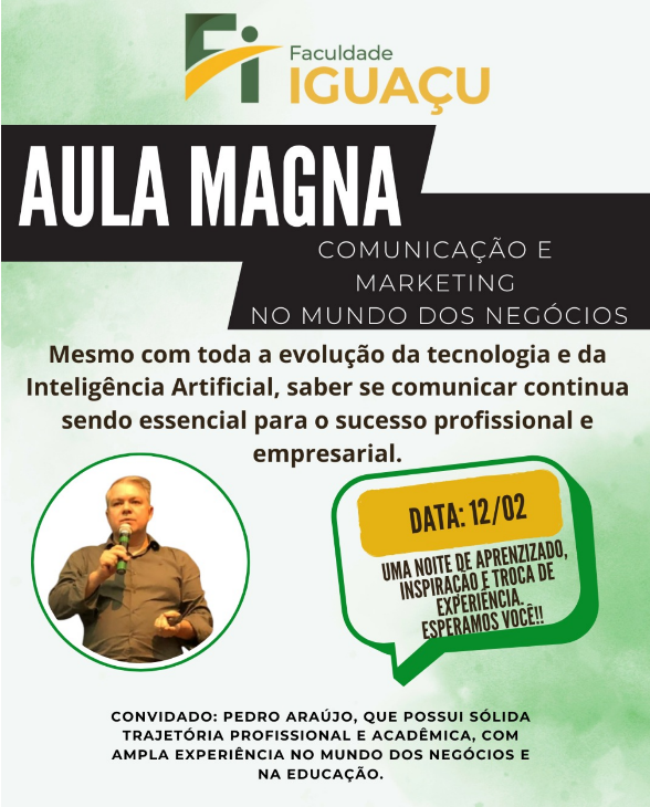 Imagem de AULA MAGNA – Comunicação e Marketing no Mundo dos Negócios